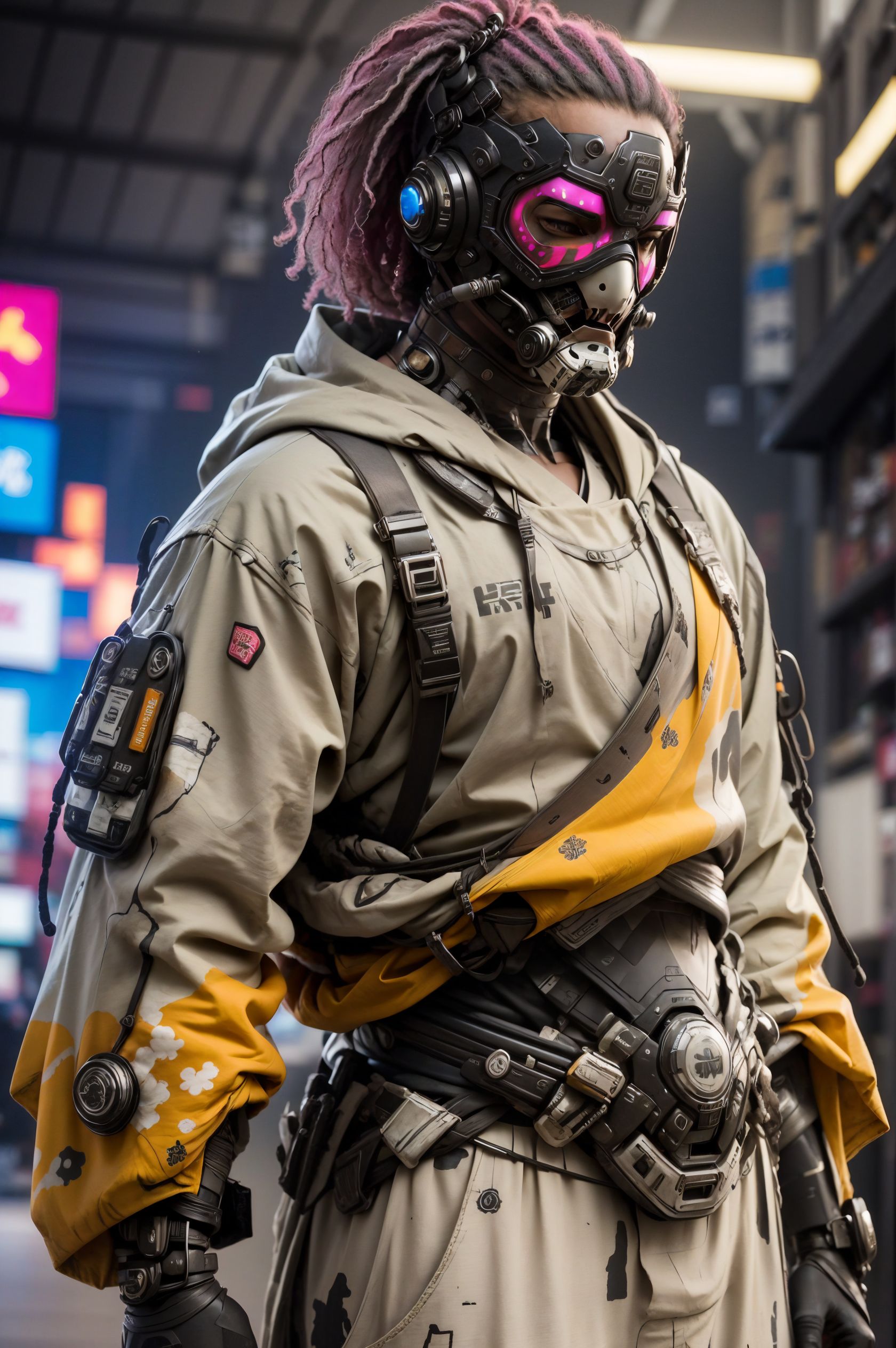 00595-2493203909-masterpiece. High quality,highest detailed,Armor,_lora_Cyberpunk Meca_0.8_,Cyberpunk Meca,mask,japanese clothing,japanese_clothe.jpg